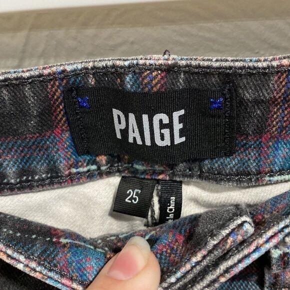 PAIGE Hoxton High Rise Ultra Skinny Jeans size 25 - Picture 3 of 6